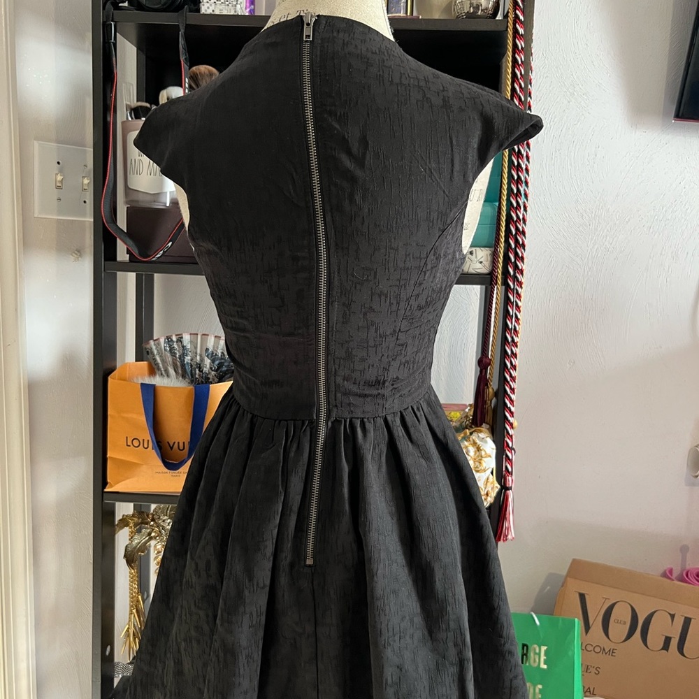 Fit and Flare Black Esther dress  🌟host pick🌟 - Picture 5 of 6